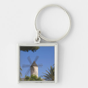 Windmill, Palma, Mallorca, Spain Key Ring