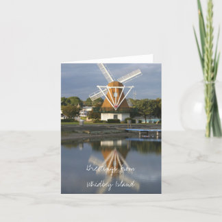 Windmill reflection note card WM2014