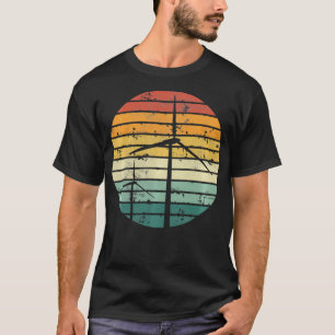 Windmill Vintage Renewable Energy Wind Power Natur T-Shirt