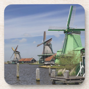 Windmill, Zaanse Schans, Holland, Netherlands 2 Coaster