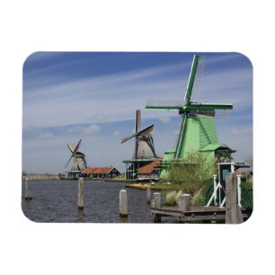 Windmill, Zaanse Schans, Holland, Netherlands 2 Magnet