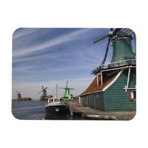 Windmill, Zaanse Schans, Holland, Netherlands Magnet