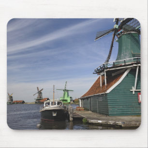 Windmill, Zaanse Schans, Holland, Netherlands Mouse Mat