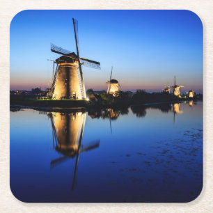 Windmills at Blue Hour coaster