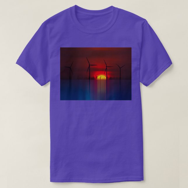 Windmills at the Horizon T-Shirt (Design Front)
