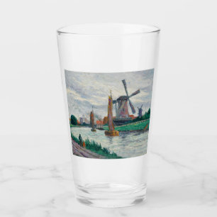 Windmills in Holland (The Netherlands) Glass