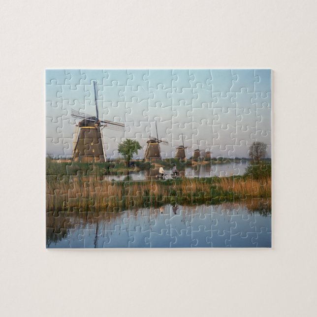Windmills, Kinderdijk, Netherlands Jigsaw Puzzle (Horizontal)