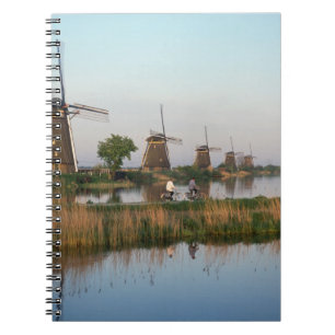 Windmills, Kinderdijk, Netherlands Notebook