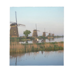 Windmills, Kinderdijk, Netherlands Notepad