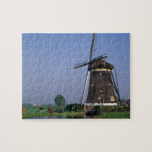 Windmills, Leidschendam, Netherlands Jigsaw Puzzle