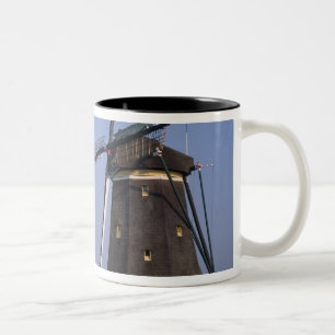 Windmills, Leidschendam, Netherlands Two-Tone Coffee Mug