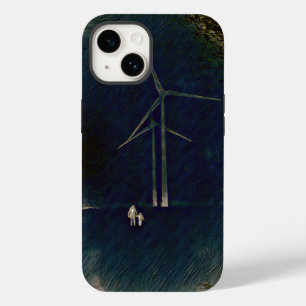 Windmills of Change Artistic Abstract Phone Case