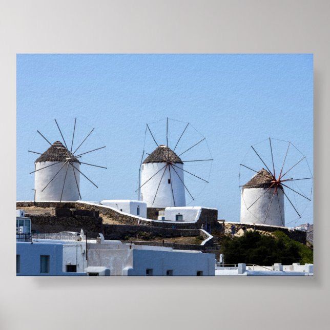 Windmills of Mykonos Poster (Front)