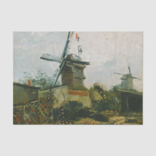 Windmills on Montmartre by Vincent Van Gogh Tissue Paper