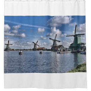 Windmills Shower Curtain
