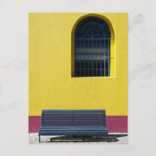 Window and Bench Postcard