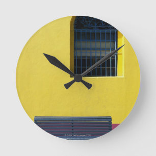 Window and Bench Round Clock