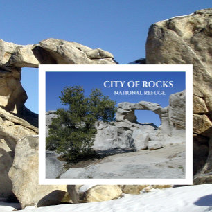 Window Arch, City of Rocks National Refuge, ID Pos Postcard