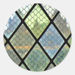 Window Art Classic Round Sticker