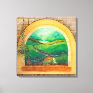 Window   canvas print