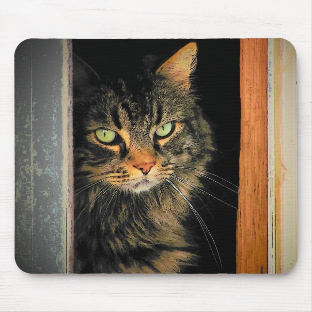 Window Cat Mouse Mat (Front)