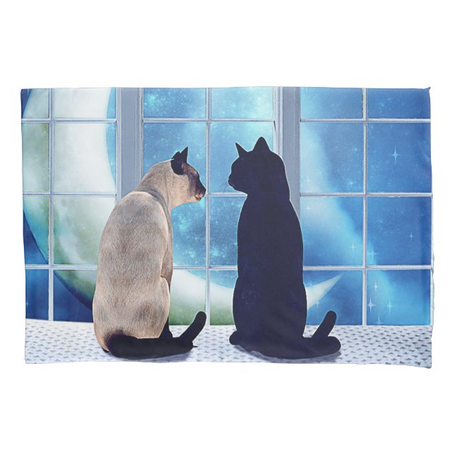 Window Cats Pillowcase (Front-Left)