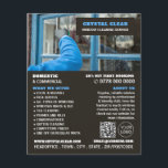 Window Clean, Window Cleaner, Cleaning Service Flyer<br><div class="desc">Window Clean,  Window Cleaner,  Cleaning Service Advertising Flyer by The Business Card Store.</div>