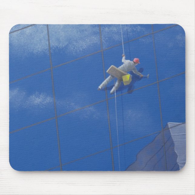 Window Cleaner 1990 Mouse Mat (Front)