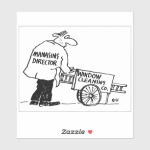 Window Cleaner Cartoon.