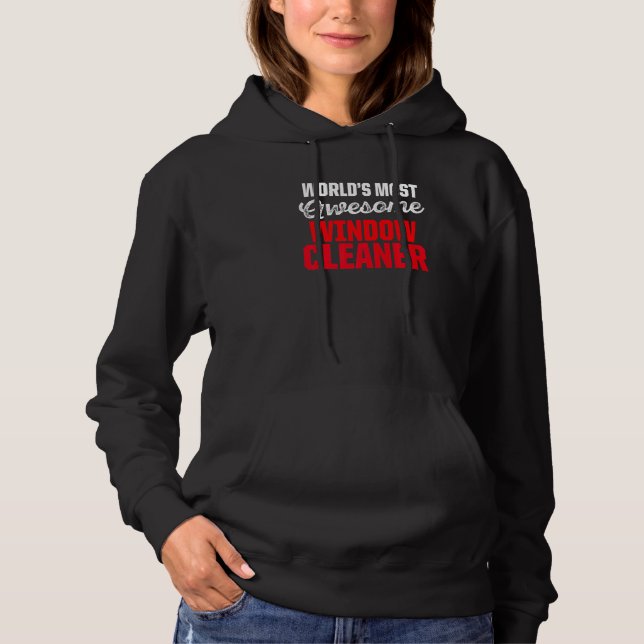 Window Cleaner Cleaning  2 Hoodie (Front)