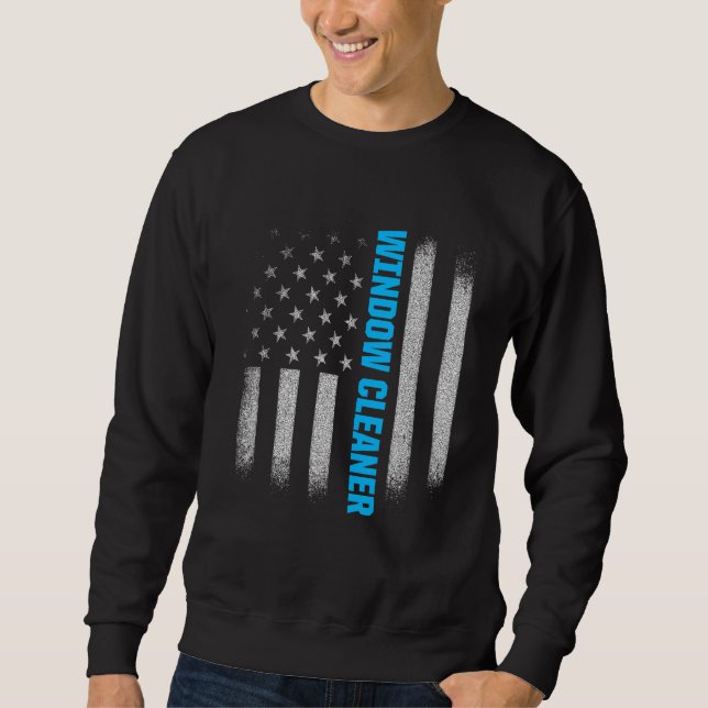 Window Cleaner Cleaning 5 Sweatshirt (Front)