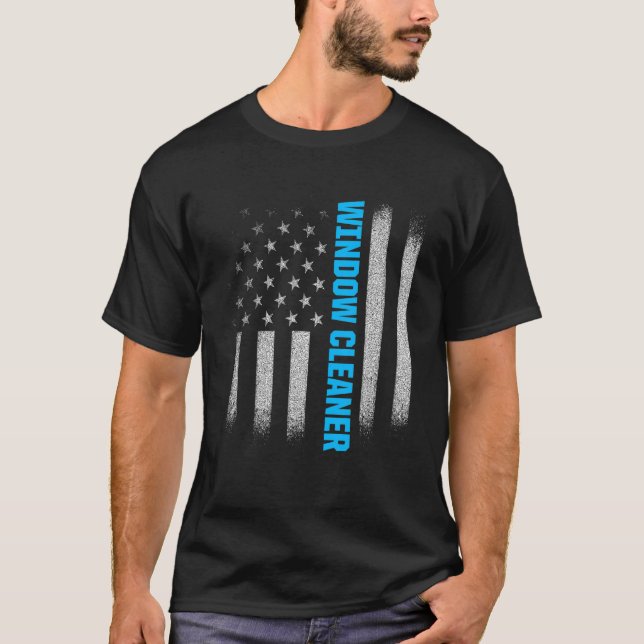 Window Cleaner Cleaning 5 T-Shirt (Front)