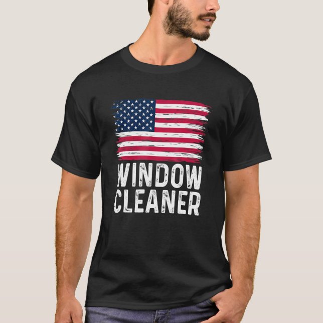 Window Cleaner Cleaning 67 T-Shirt (Front)