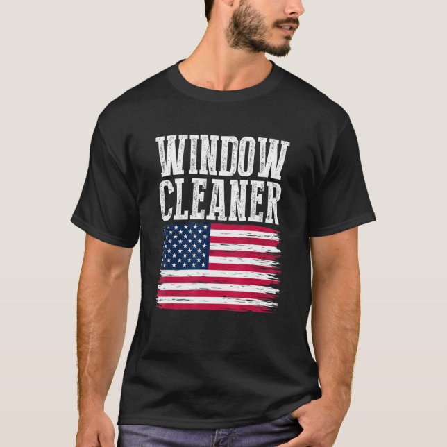 Window Cleaner Cleaning 73 T-Shirt (Front)