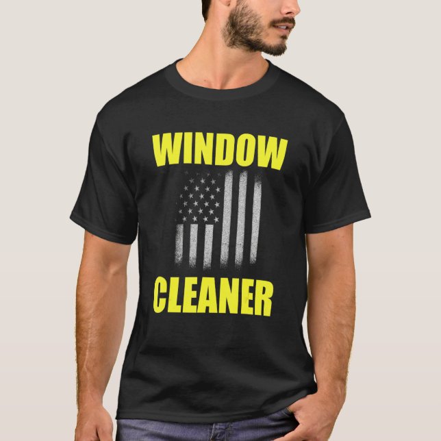 Window Cleaner Cleaning 86 T-Shirt (Front)