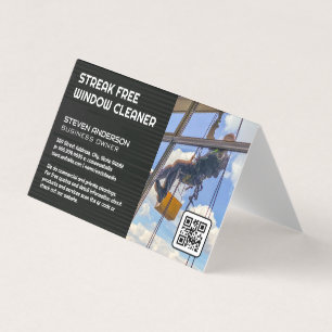 Window Cleaner Office Building Business Card