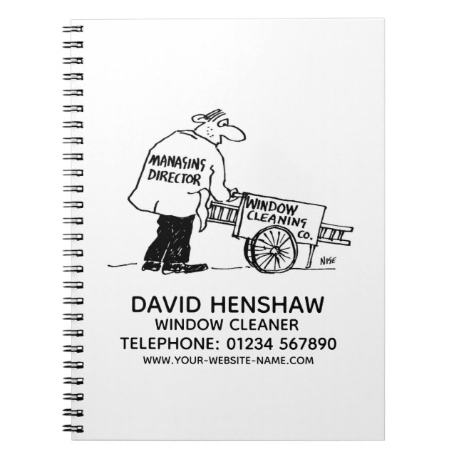 Window Cleaner or Window Cleaning Notebook (Front)