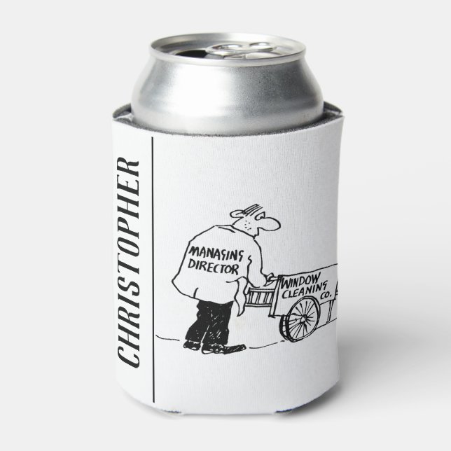 Window Cleaner with Window Cleaning Cart Can Cooler (Can Front)