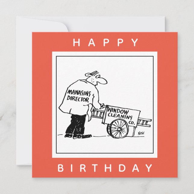 Window Cleaner with Window Cleaning Cart Card (Front)