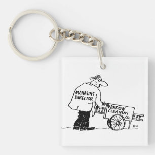 Window Cleaner with Window Cleaning Cart Key Ring