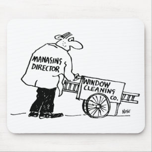 Window Cleaner with Window Cleaning Cart Mouse Mat