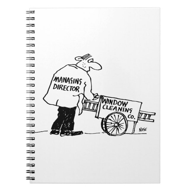 Window Cleaner with Window Cleaning Cart Notebook (Front)