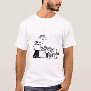 Window Cleaner with Window Cleaning Cart T-Shirt