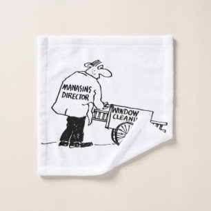 Window Cleaner with Window Cleaning Cart Wash Cloth