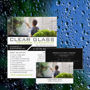 Window Cleaners, Cleaning Service Advertising Flyer