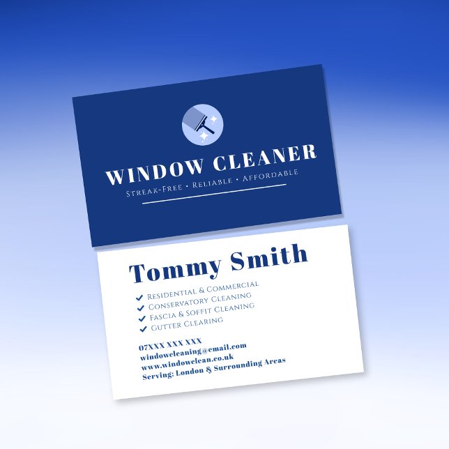 Window Cleaning Business Card Template | Professio (Creator Uploaded)