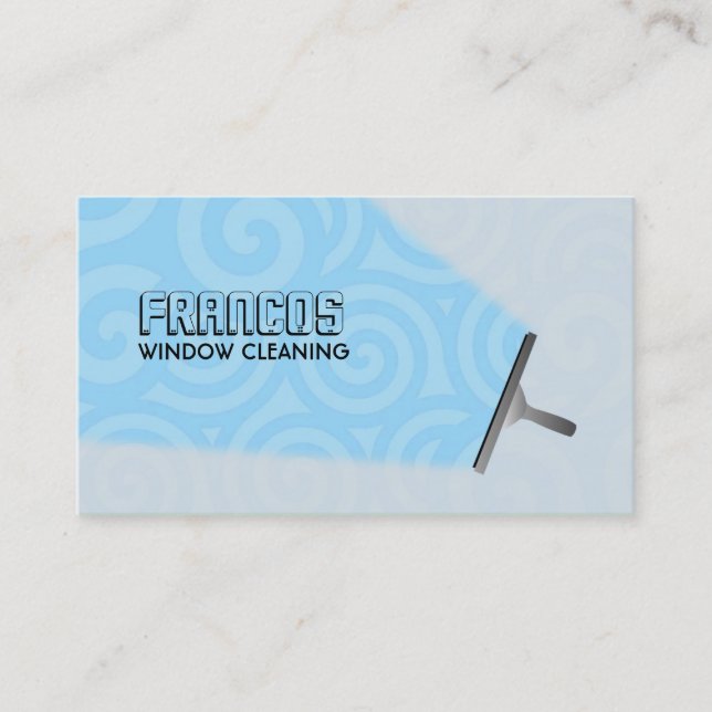Window Cleaning business cards (Front)