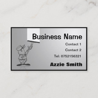 Window Cleaning/Decorating Business Card