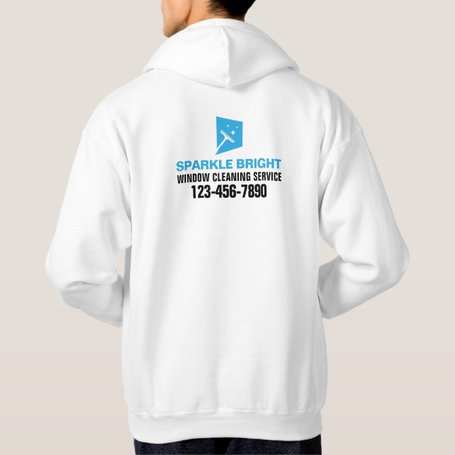 Window Cleaning Service Hoodie (Back)