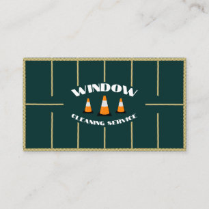 Window Cleaning Washing Commercial Services Pro Business Card